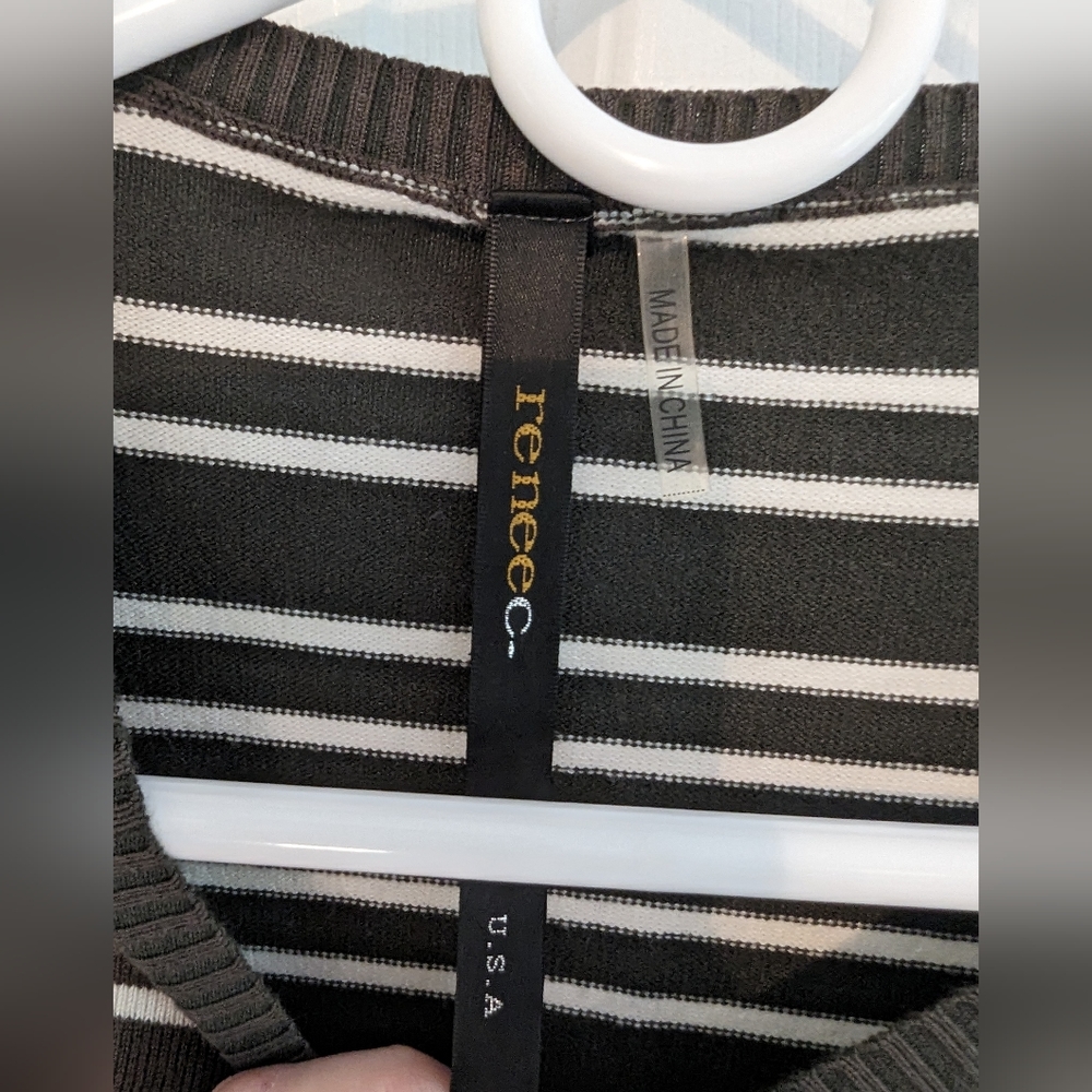 Market & Spruce | Aubree Elbow Patch Sweater | Olive | S - Picture 5 of 6